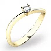 Dámský prsten s diamantem 10841D-ZL