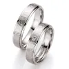 Snubní prsteny bílé zlato 585 přírodní diamant 0.045 ct SP-522