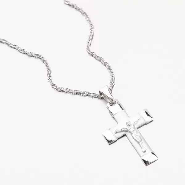 Stříbrný přívěsek Ježíš Kristus P1901675-1132-SLX