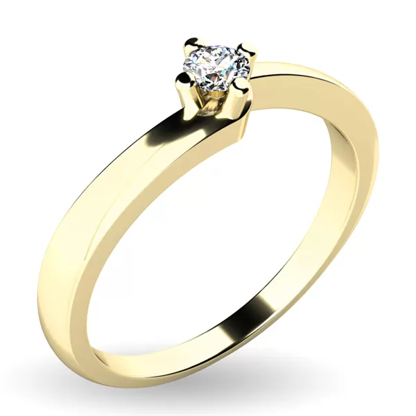 Zásnubní prsten s diamantem ZP-10941D-ZL