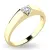 Zásnubní prsten žluté zlato 585/1000 přírodní diamant 0.150 ct G/SI ZP-10933D-ZL
