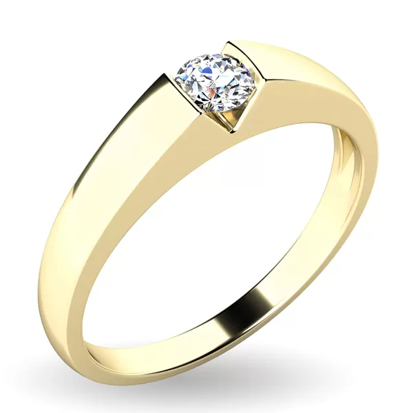 Zásnubní prsten s diamantem ZP-10933D-ZL