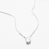 Stříbrný náhrdelník se zirkonovým srdíčkem N1901476-0871-SLX