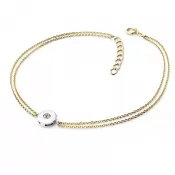 Zlatý náramek s diamantem 10911-NR02-ZLB