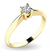 Zásnubní prsten s diamantem ZP-10942D-ZL
