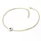 Náramek ze žlutého a bílého zlata s černým diamantem 10911-NR01-ZLB-Black