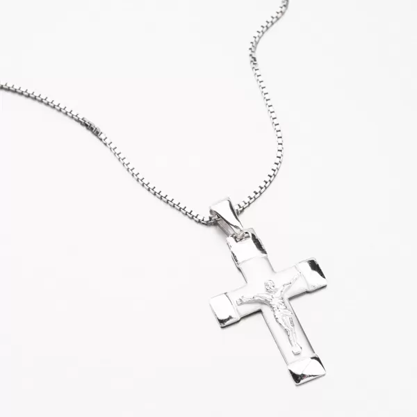 Stříbrný přívěsek Ježíš Kristus P1901675-1132-SLX