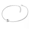 Dámský náramek bílé zlato 585/1000 přírodní diamant 0.055 ct černý 10911-NR01-B-Black