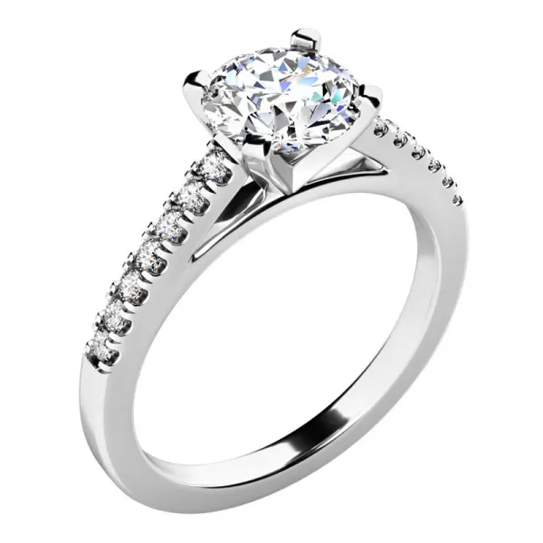 Zásnubní prsten s diamanty ZP-10960-B-DIA