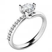 Zásnubní prsten s diamanty ZP-10964-B-DIA