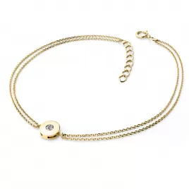 Zlatý náramek s diamantem 10911-NR02-ZL