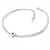 Dámský náramek přírodní diamant 0.055 ct černý bílé zlato 10911-NR02-BCV-Black