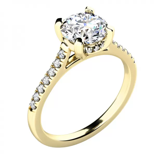 Luxusní prsten s diamanty 10962-ZL-DIA