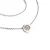 Dámský náhrdelník zlato mix 585/1000 přírodní diamant 0.084 ct brilianty Champagne 10902-NH01-B-Champ