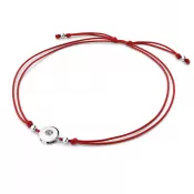Šňůrkový náramek kabbalah s bílým diamantem 10911-NRS-CV-B-DIA