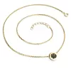 Náhrdelník s černými brilianty 10902-NH01-ZL-Black