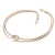 Dámský náramek přírodní diamant 0.084 ct champagne brilianty 10902-NR02-CV-Champ