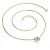 Dámský náhrdelník přírodní diamant 0.084 ct brilianty Champagne 10902-NH01-ZLB-Champ