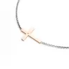 Náhrdelník s křížem a diamantem 10947-NH01-BCV