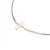 Dámský náhrdelník přírodní diamant 0.006 ct G/SI křížem 10947-NH01-BCV