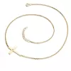 Náhrdelník s křížem a černým diamantem 10947-NH01-ZL-Black