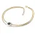 Dámský náramek přírodní diamant 0.084 ct černé 10902-NR02-ZLB-Black