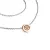 Dámský náhrdelník přírodní diamant 0.084 ct brilianty Champagne 10902-NH01-BCV-Champ