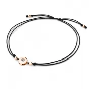 Šňůrkový náramek kabbalah s bílým diamantem 10911-NRS-CER-CV-DIA