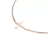 Náhrdelník s křížem a černým diamantem 10947-NH01-CV-Black