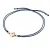 Dámský náramek přírodní diamant 0.055 ct šňůrkový kabbalah s Champagne 10911-NRS-MOD-ZL-Champ