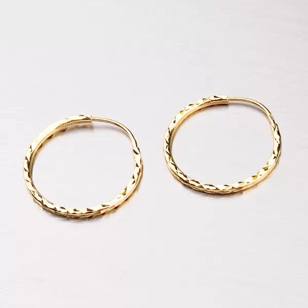 Kruhy zlaté - 20 mm 12-711