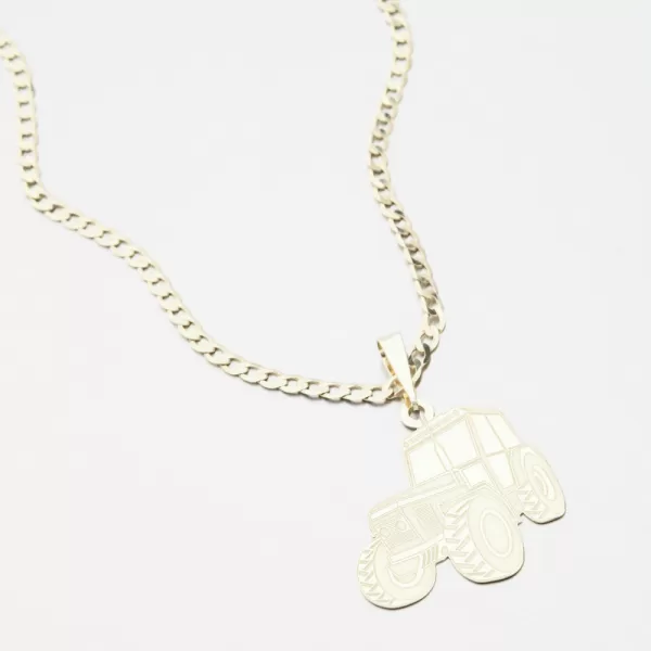 Zlatý přívěsek traktor PAMŠ-130788