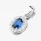 Dámský přívěsek zirkon safír a bílé zlato 53GZ-8056-B-SAF