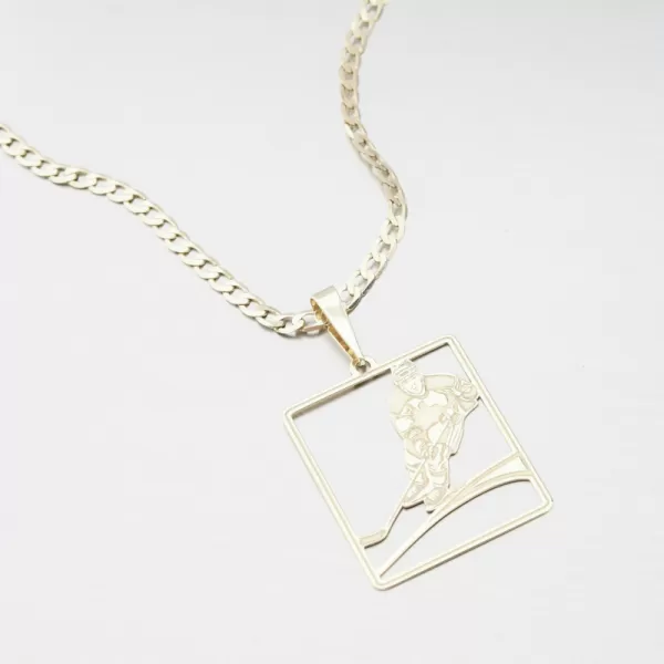 Zlatý přívěsek hokejista PAMŠ-130221