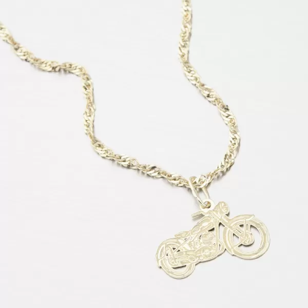 Zlatý přívěsek motorka PAMŠ-132229