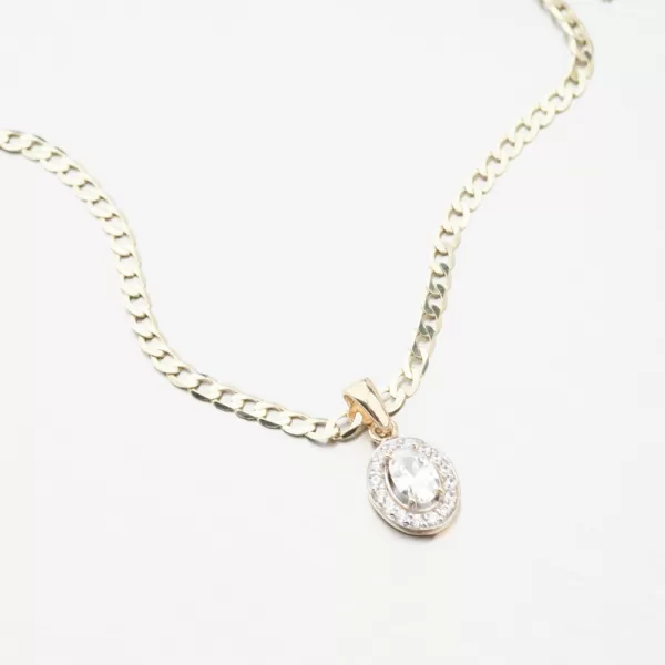 Zlatý přívěsek se zirkony 53GZ-8056-ZL-ZIR