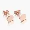 Dámské náušnice stříbro 925 růžově zlacené UPST-121956-CV