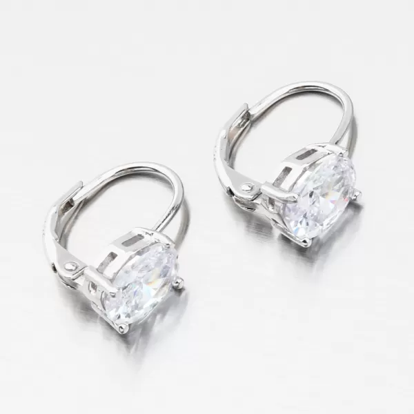 Stříbrné náušnice se zirkonem UCST-123444