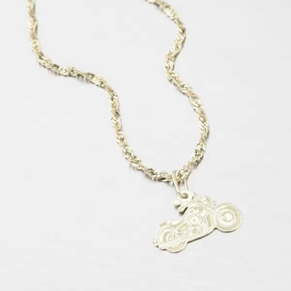 Přívěsek žluté zlato 585 motorka PAMŠ-131790M