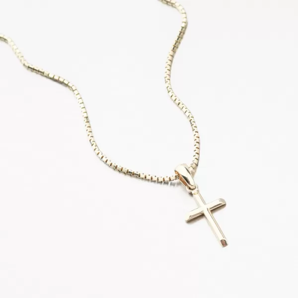 Zlatý přívěsek kříž 53GZ-8048-ZL