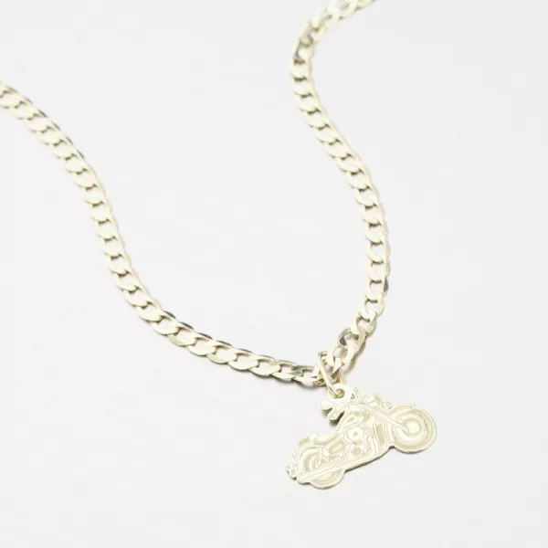 Přívěsek žluté zlato 585 motorka PAMŠ-131790M