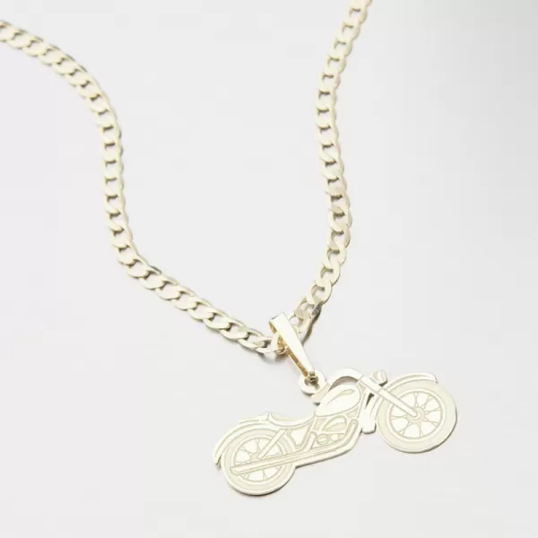 Zlatý přívěsek motorka PAMŠ-130032