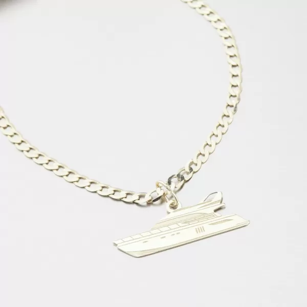 Zlatý přívěsek loď jachta PAMŠ-130731