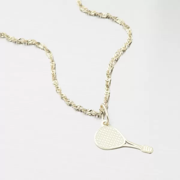 Zlatý přívěsek tenisová raketa PAMŠ-131213