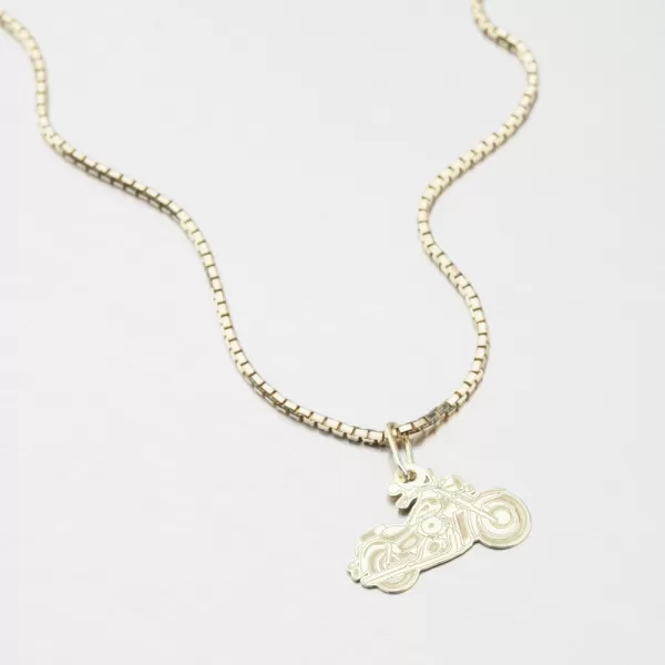 Přívěsek žluté zlato 585 motorka PAMŠ-131790M