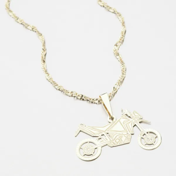 Přívěsek motorka zlato 585 PAMŠ-130414