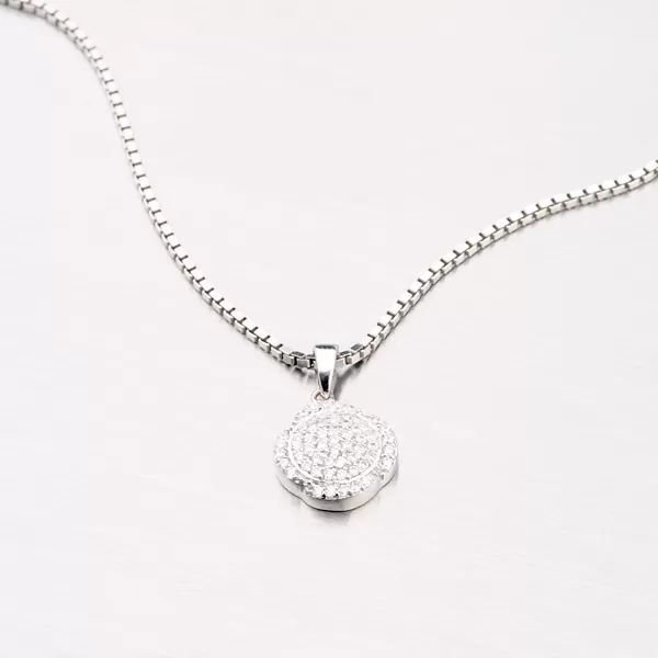 Přívěsek stříbrný se zirkony AP397