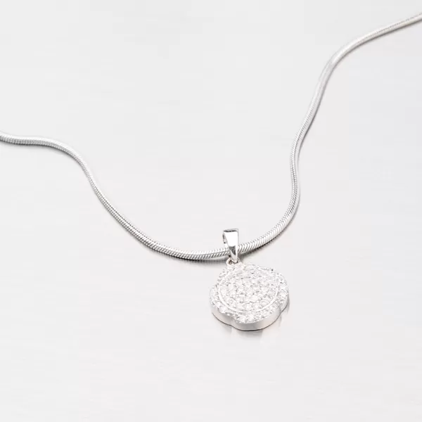 Přívěsek stříbrný se zirkony AP397