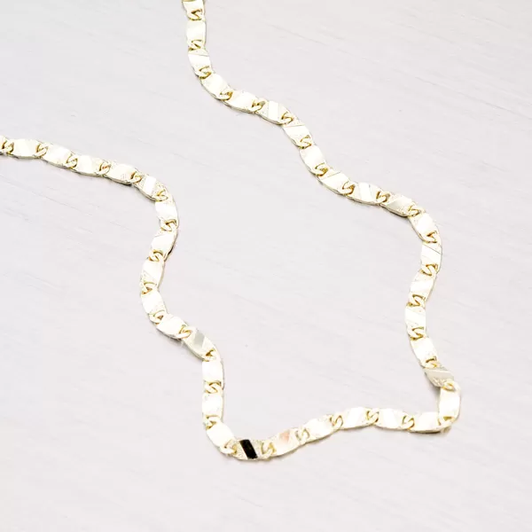 Zlatý náramek - Plošky 44-1101