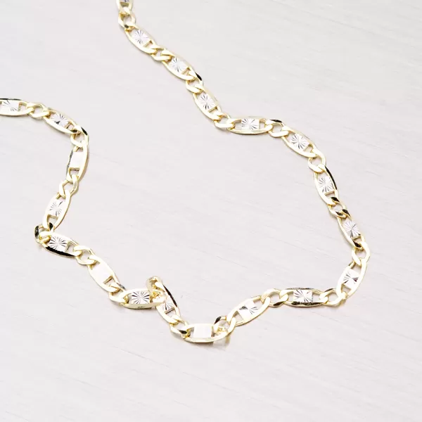 Zlatý náramek - Plošky 44-1044